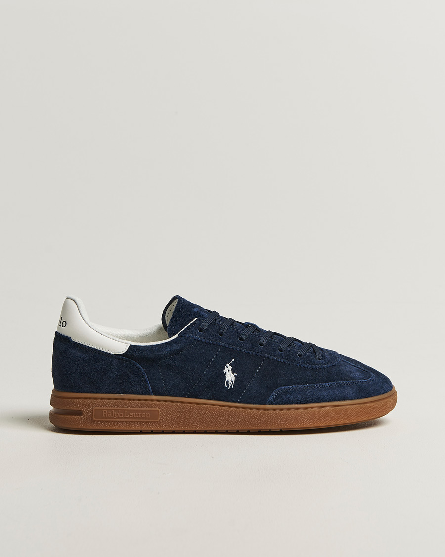 Uomini | Sneakers | Polo Ralph Lauren | Bedford Suede Sneakers Navy/Deckwash White