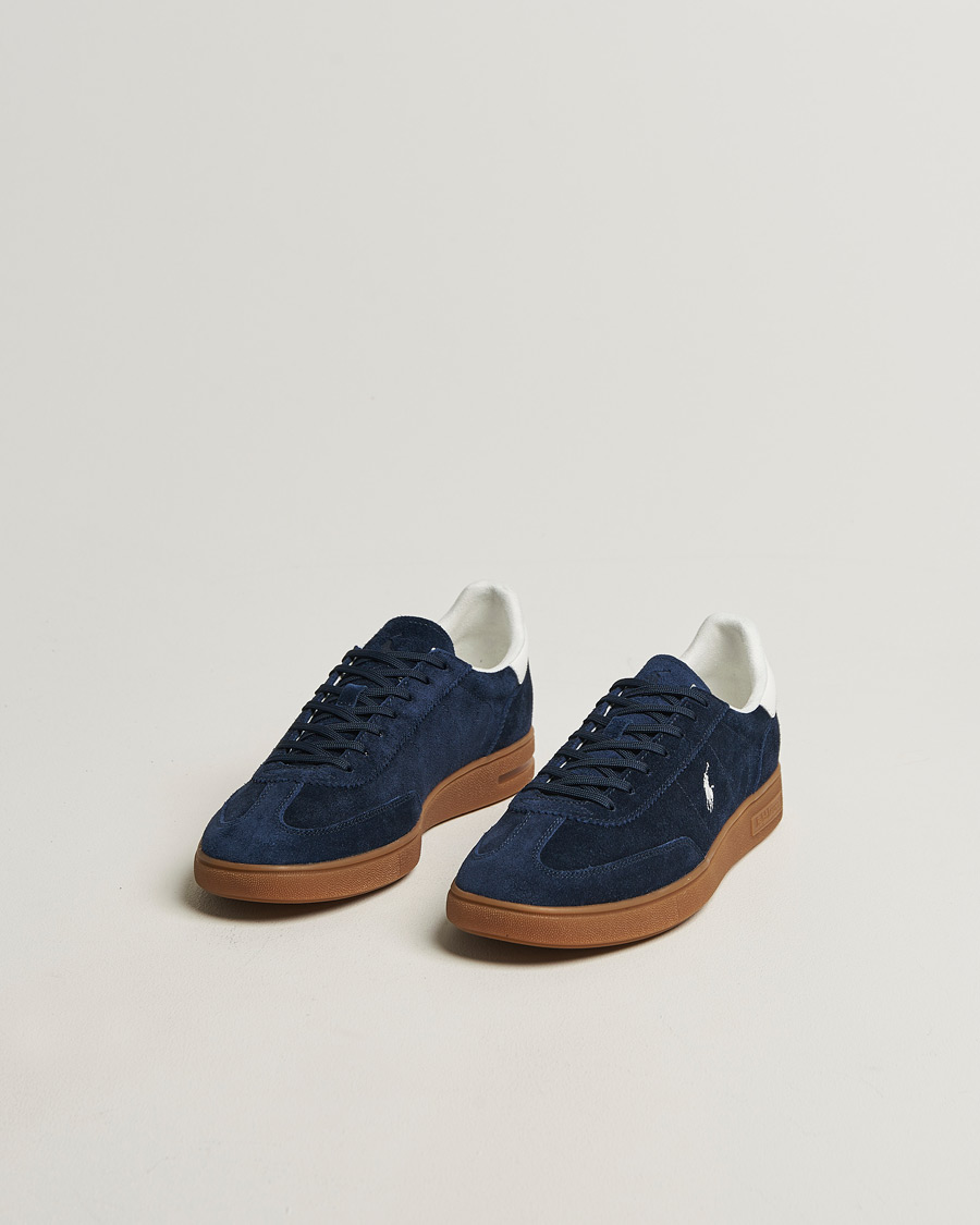 Uomini | Sneakers | Polo Ralph Lauren | Bedford Suede Sneakers Navy/Deckwash White