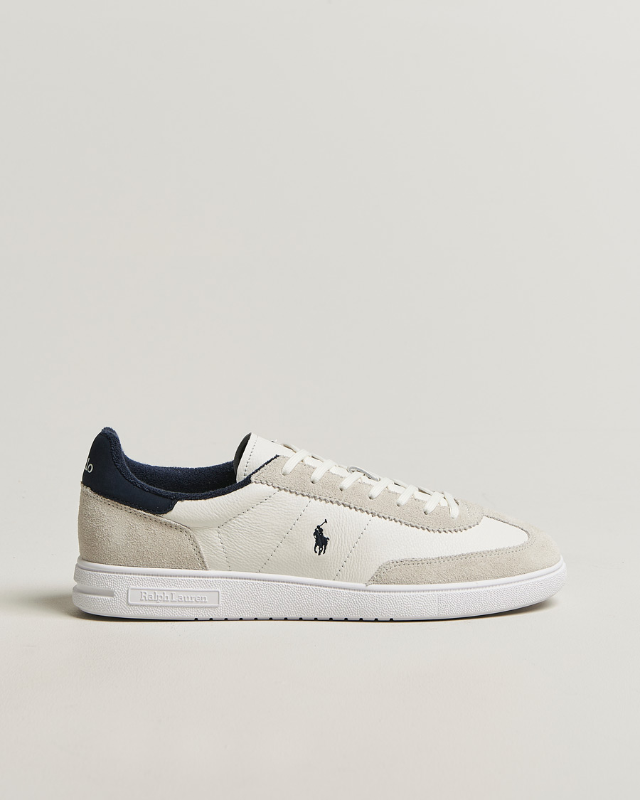 Uomini | Sneakers | Polo Ralph Lauren | Bedford Leather/Suede Sneakers White/Navy