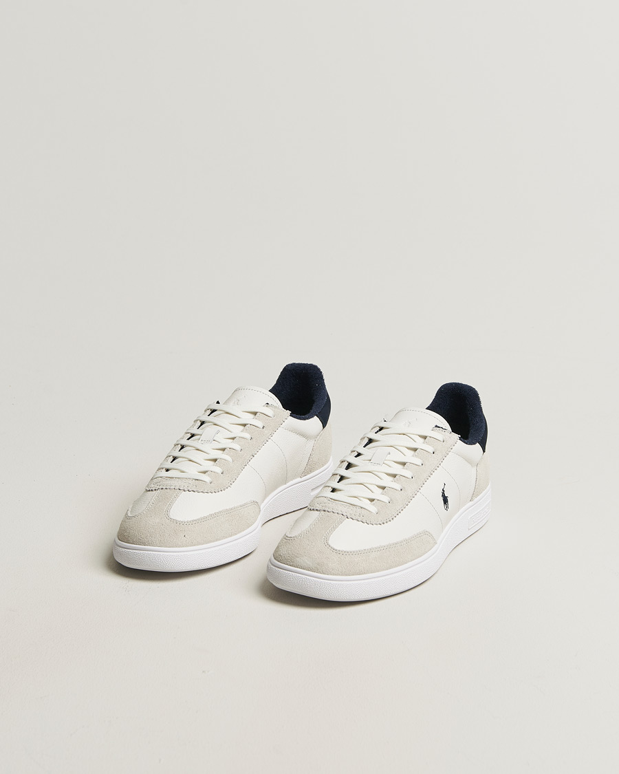 Uomini | Sneakers | Polo Ralph Lauren | Bedford Leather/Suede Sneakers White/Navy