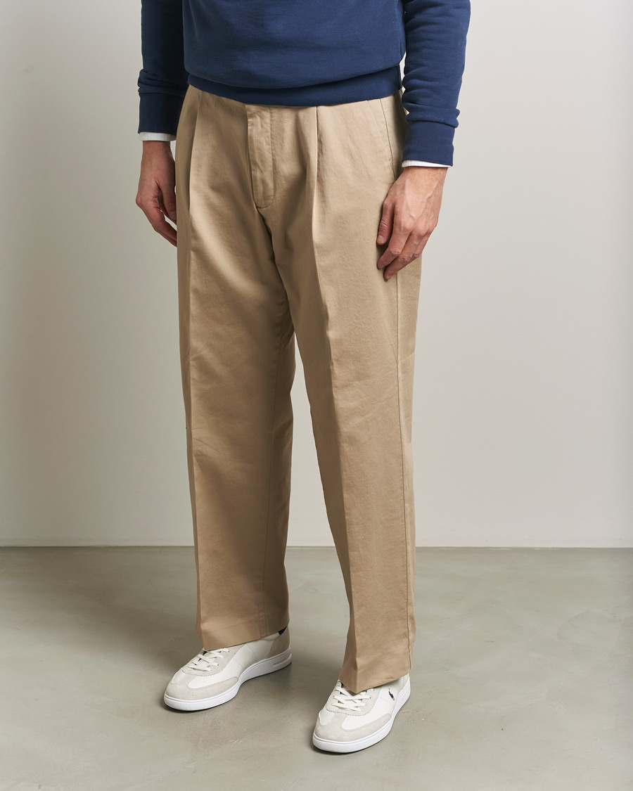 Uomini | Sneakers | Polo Ralph Lauren | Bedford Leather/Suede Sneakers White/Navy