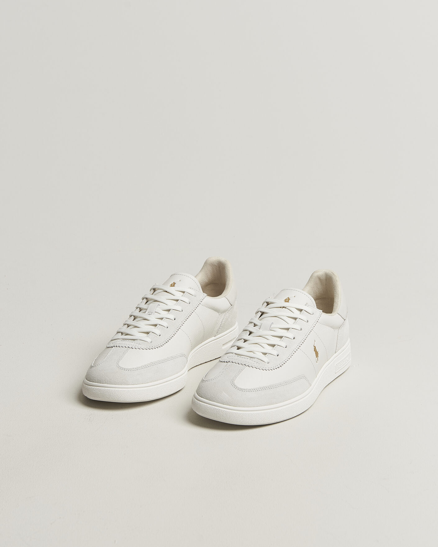 Uomini | Sneakers | Polo Ralph Lauren | Bedford Leather/Suede Sneakers Bianco