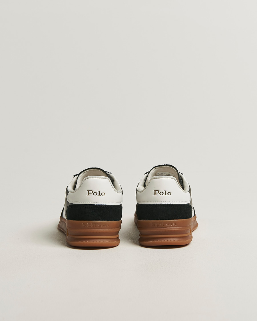 Uomini | Sneakers | Polo Ralph Lauren | Aera Leather/Suede Sneakers Black/White