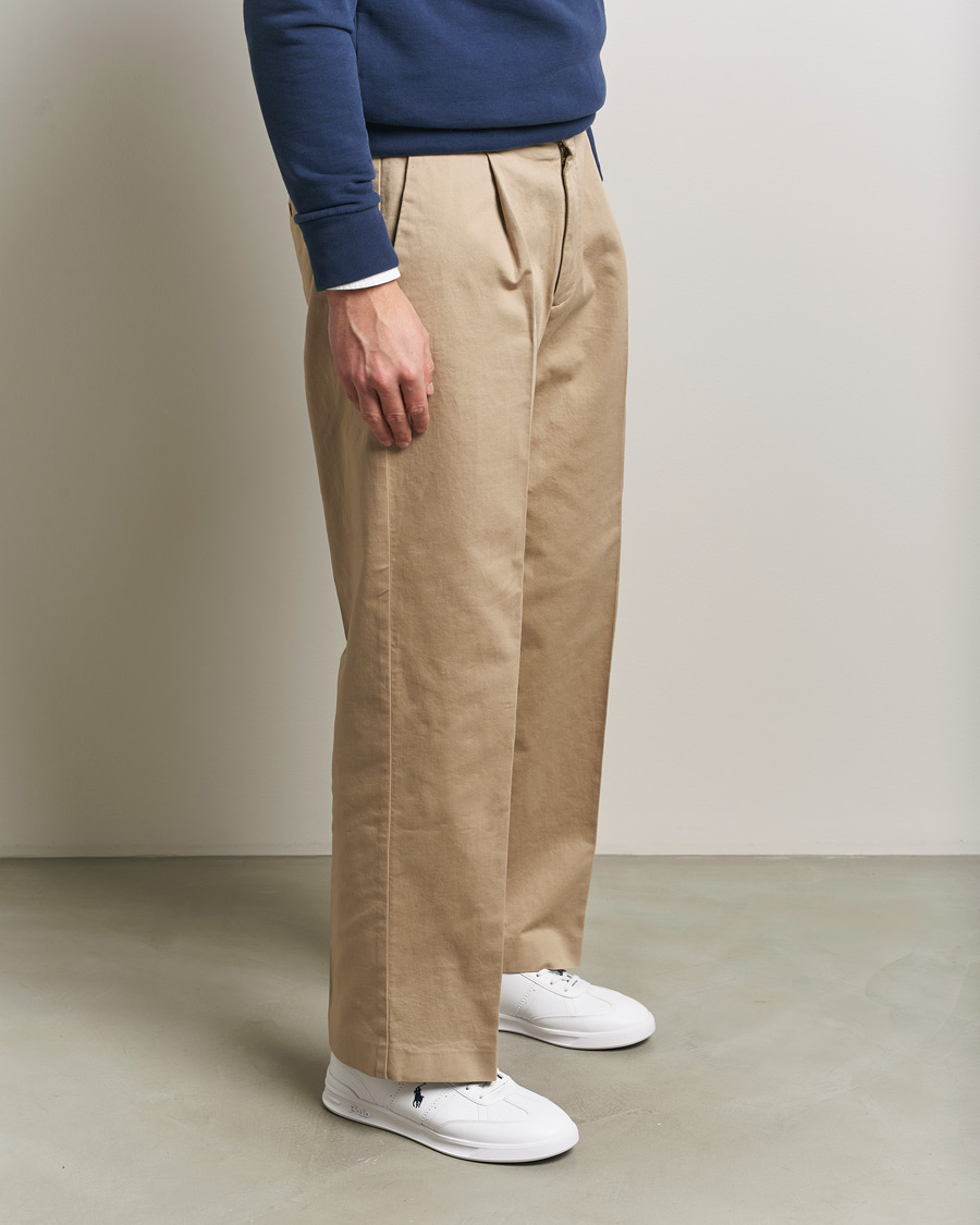 Uomini | Sneakers | Polo Ralph Lauren | Aera Grained Leather Sneakers White/Navy