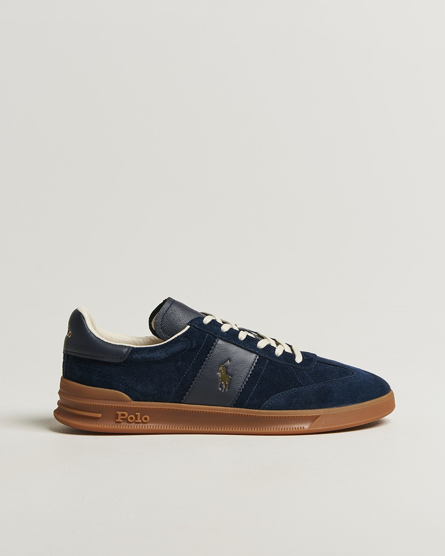Uomini | Sneakers | Polo Ralph Lauren | Aera Suede Sneakers Hunter Navy