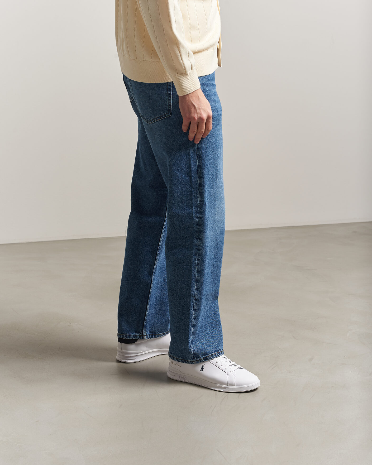 Uomini | Sneakers | Polo Ralph Lauren | Heritage Court II Sneakers White/Navy