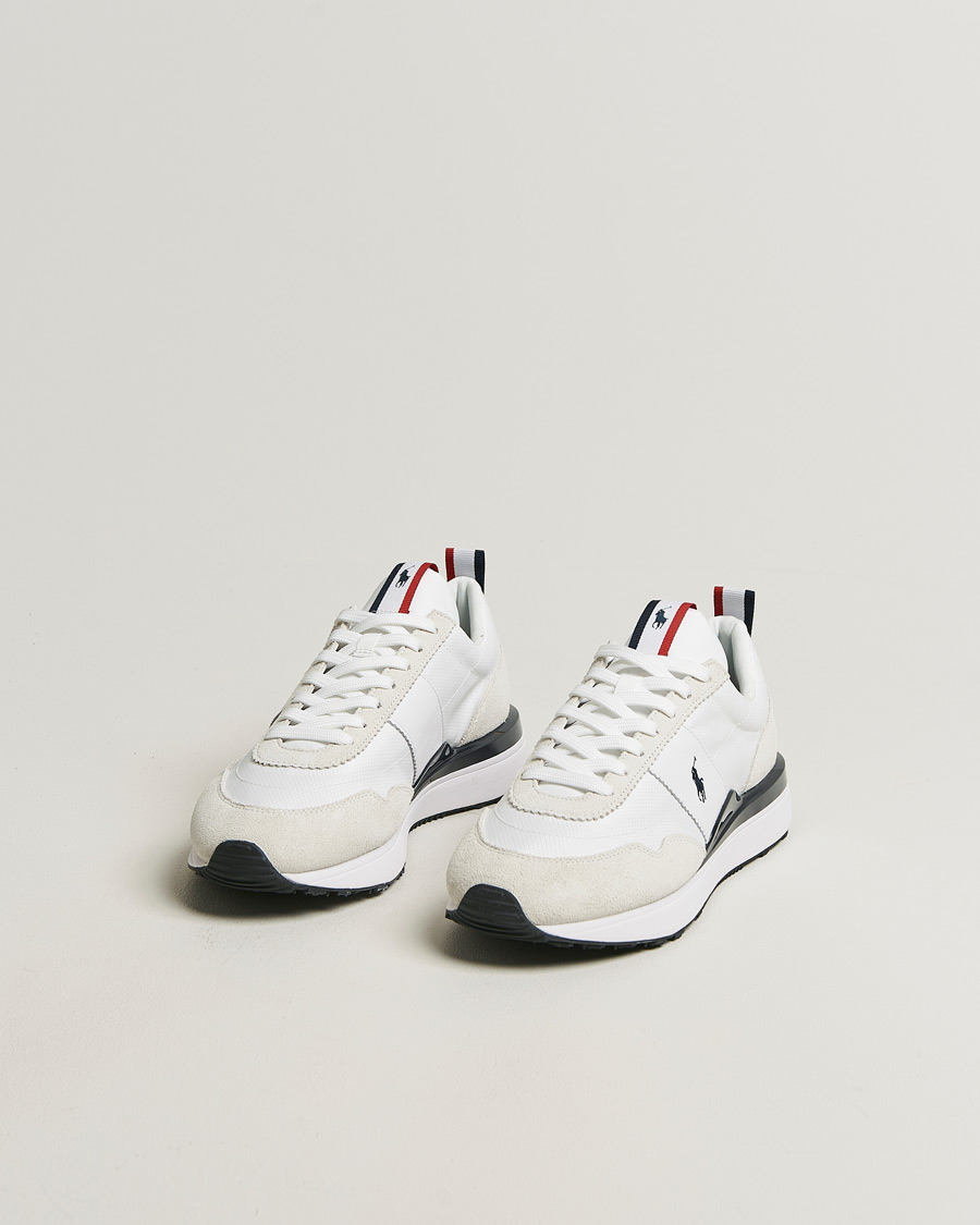 Uomini | Sneakers | Polo Ralph Lauren | Train 89 Suede Sneakers White/Navy/Red