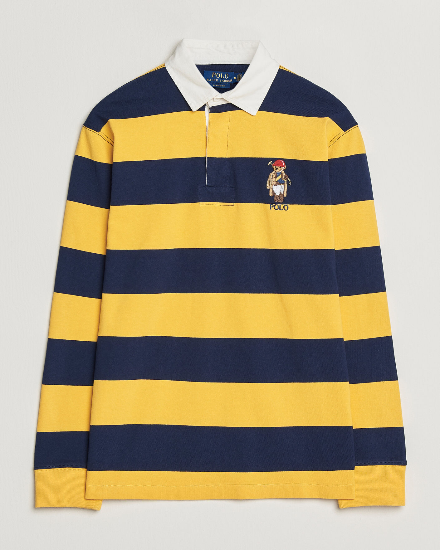 Uomini | Maglieria | Polo Ralph Lauren | Jersey Striped Rugger Newport Navy/Gold