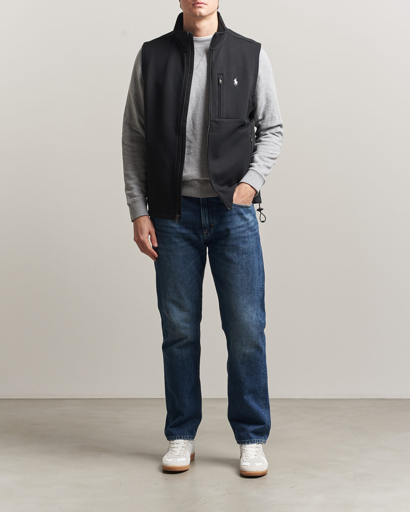 Uomini | Gilet | Polo Ralph Lauren | Double Knitted Vest Polo Black