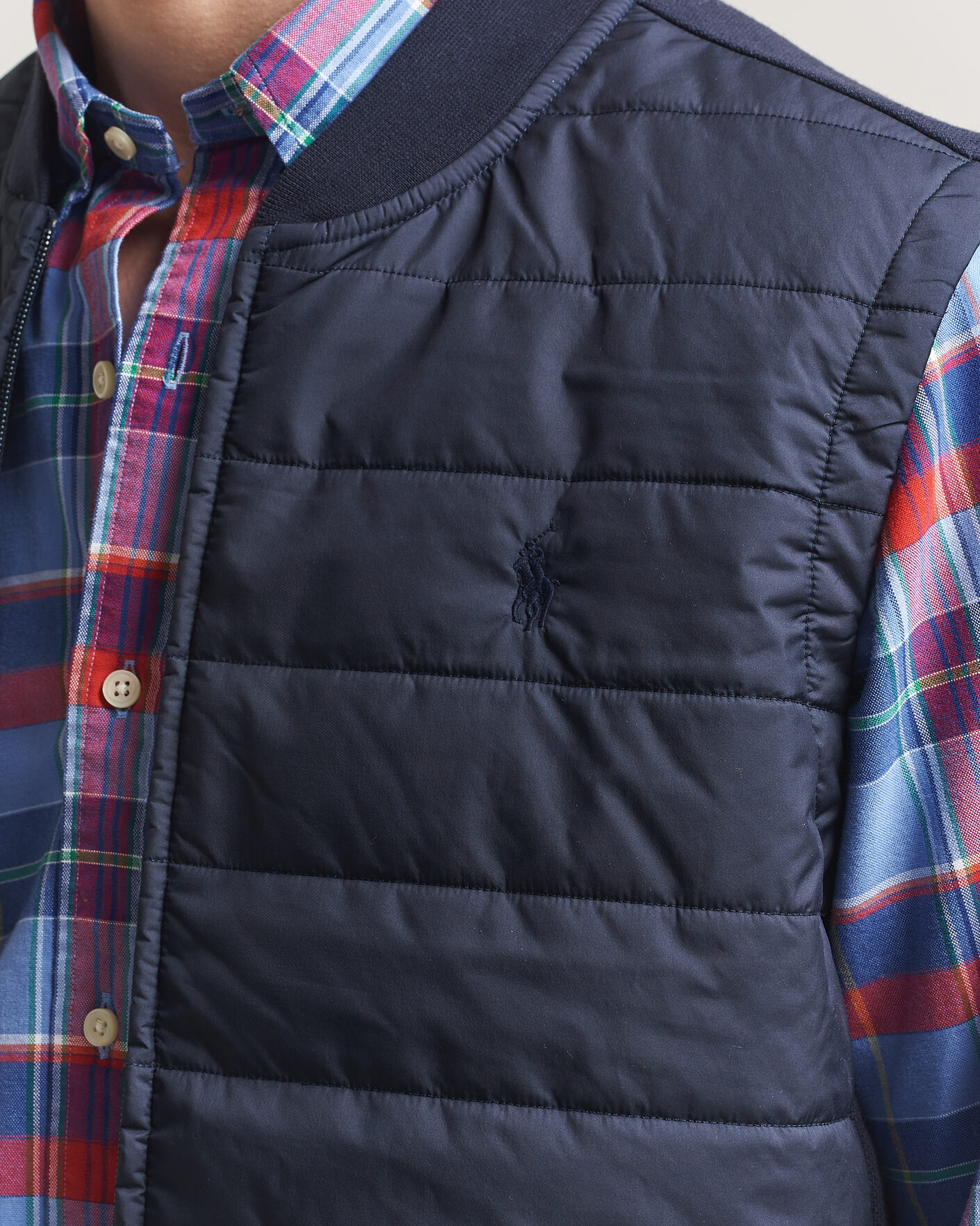 Uomini | Maglieria | Polo Ralph Lauren | Double Knitted Jaquard Vest Aviator Navy