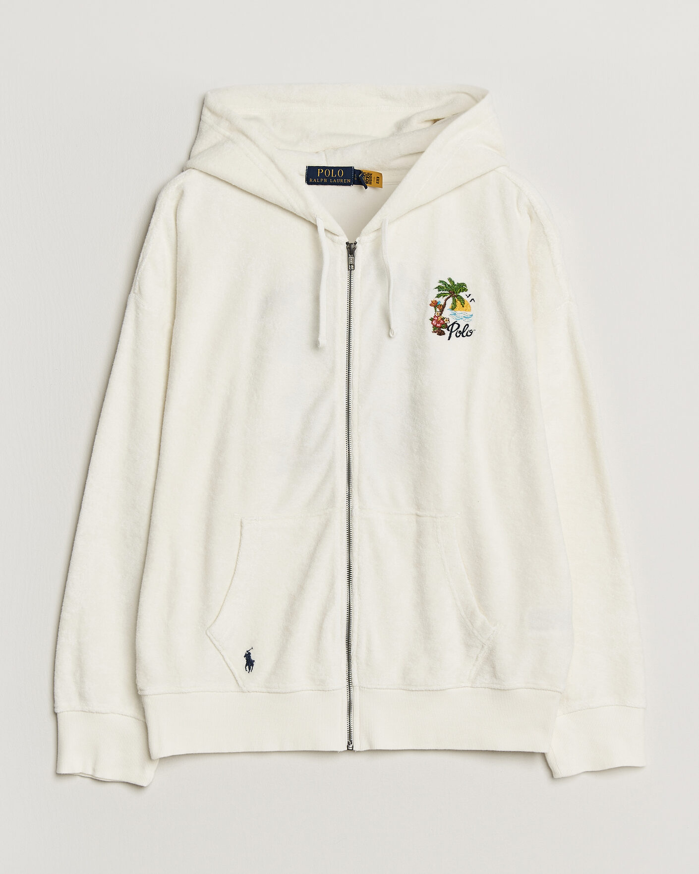 Uomini | Maglieria | Polo Ralph Lauren | Cotton Terry Printed Full-Zip Hoodie Nevis