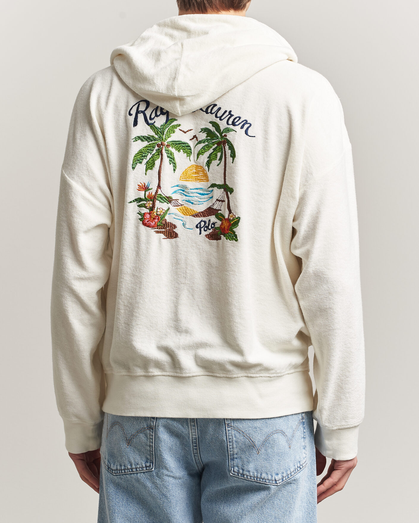 Uomini | Maglieria | Polo Ralph Lauren | Cotton Terry Printed Full-Zip Hoodie Nevis