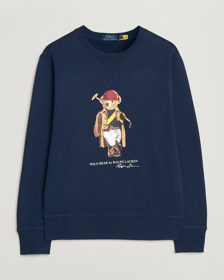 Uomini | Maglieria | Polo Ralph Lauren | Fleece Bear Sweatshirt Newport Navy