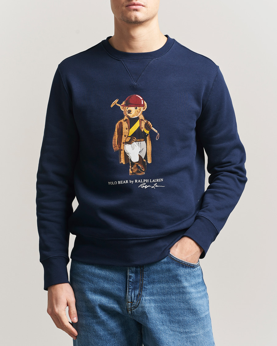 Uomini | Maglieria | Polo Ralph Lauren | Fleece Bear Sweatshirt Newport Navy