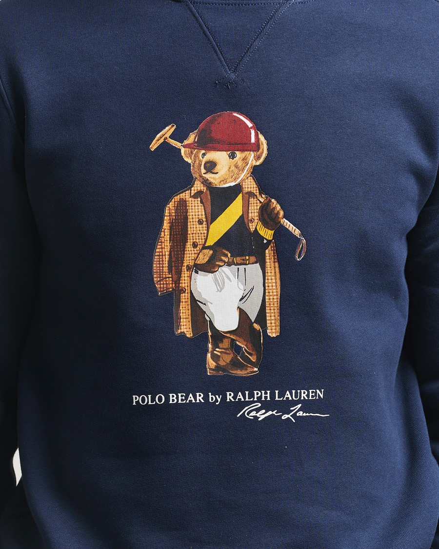 Uomini | Maglieria | Polo Ralph Lauren | Fleece Bear Sweatshirt Newport Navy