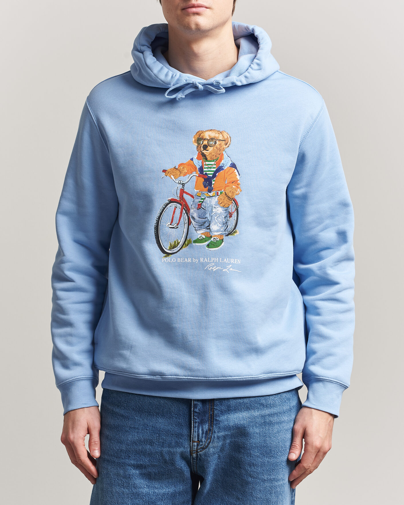 Uomini | Maglieria | Polo Ralph Lauren | Fleece Bear Hoodie Austin Blue