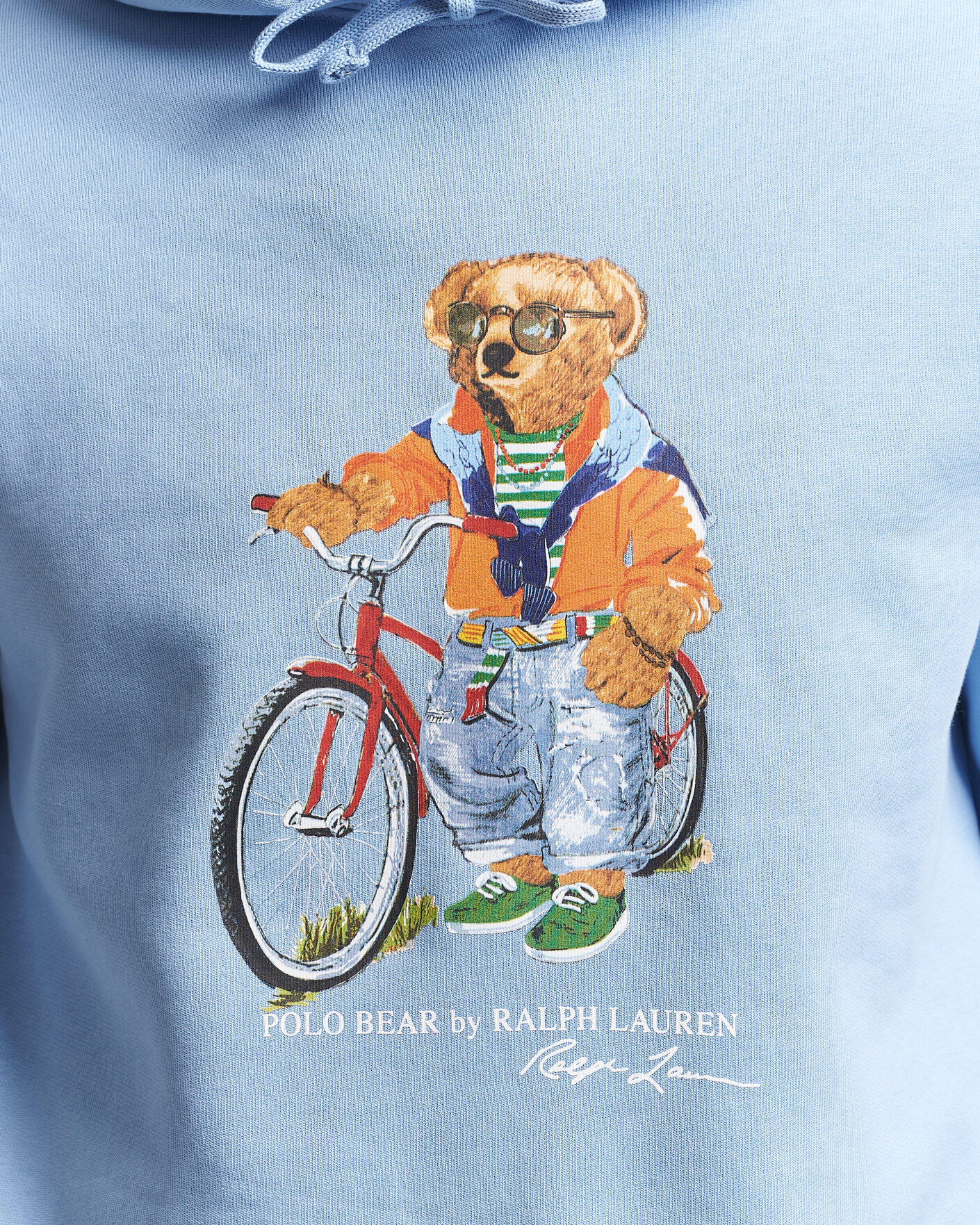 Uomini | Maglieria | Polo Ralph Lauren | Fleece Bear Hoodie Austin Blue