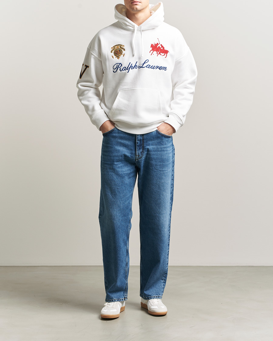 Uomini | Maglieria | Polo Ralph Lauren | Magic Fleece Logo Hoodie White