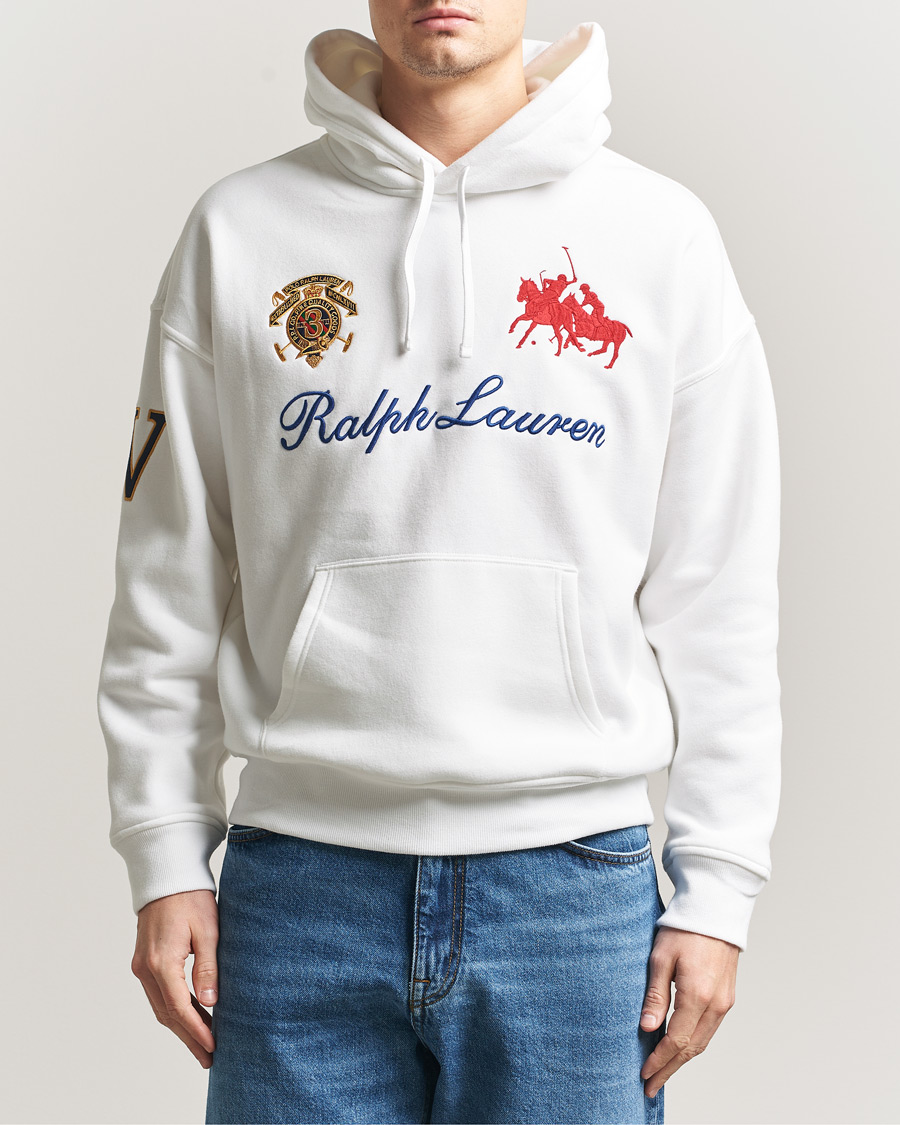 Uomini | Maglieria | Polo Ralph Lauren | Magic Fleece Logo Hoodie White