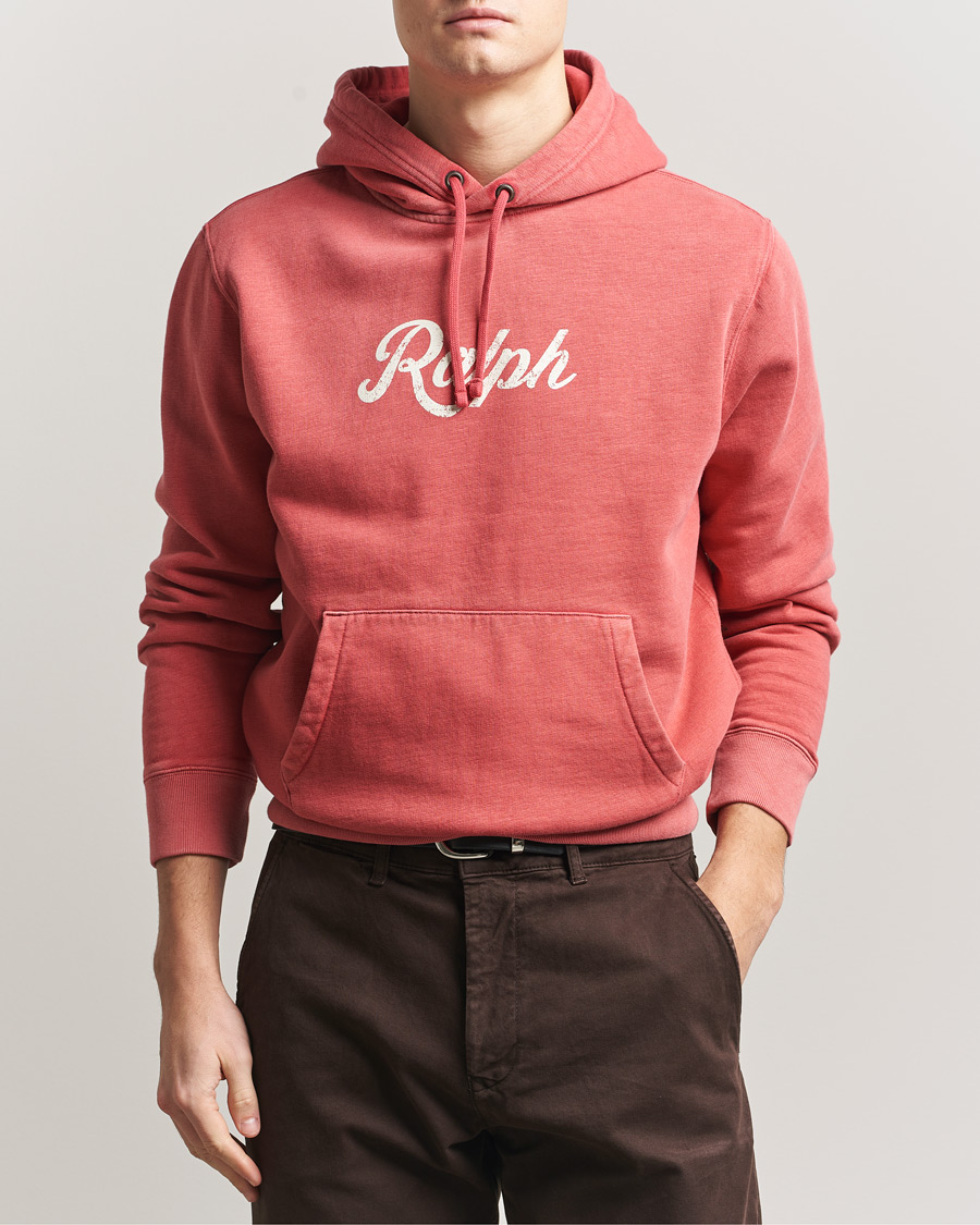 Uomini | Maglieria | Polo Ralph Lauren | Vintage Fleece Logo Hoodie Nantucket Red