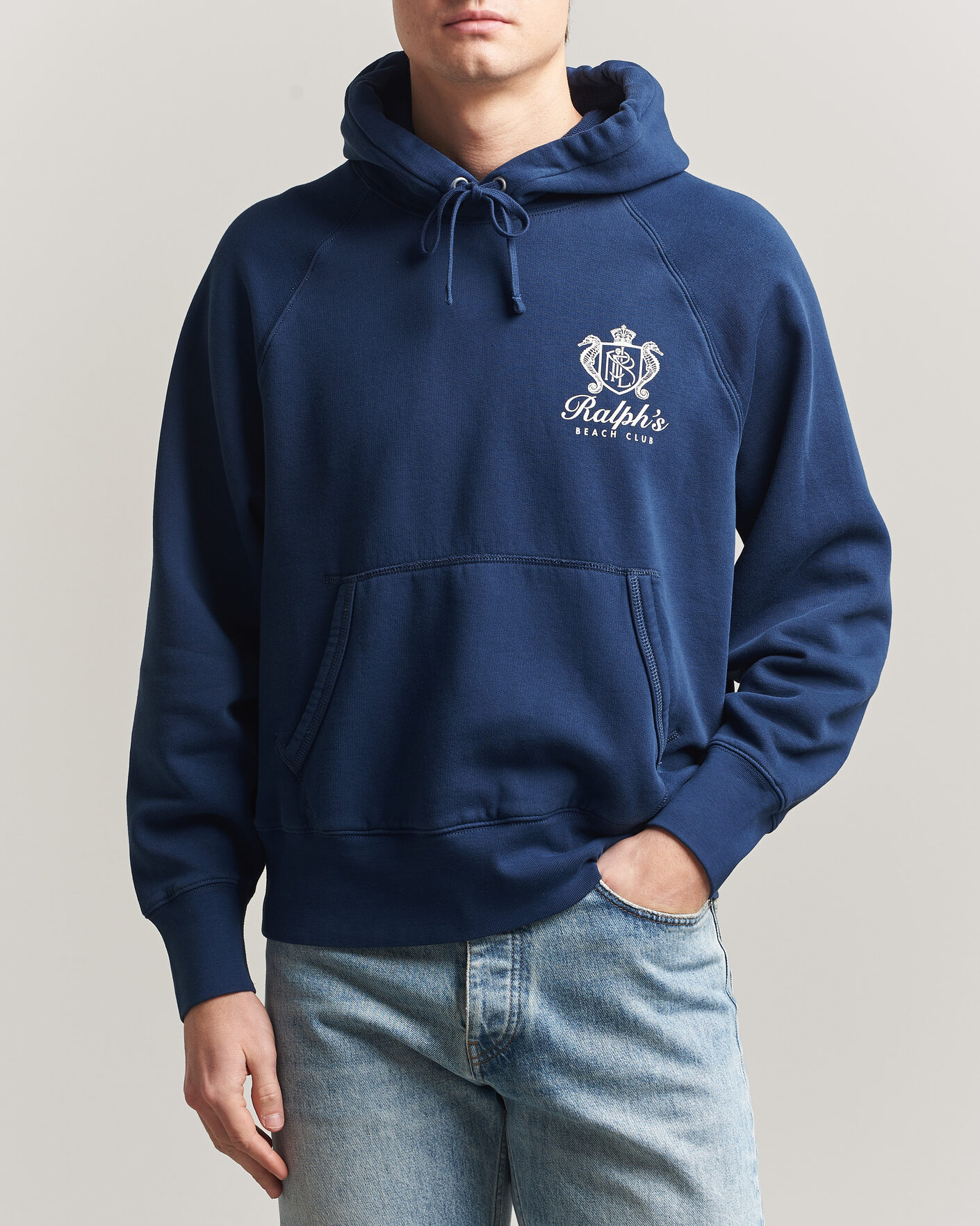 Uomini | Maglieria | Polo Ralph Lauren | Fleece Hoodie Dark Cobalt