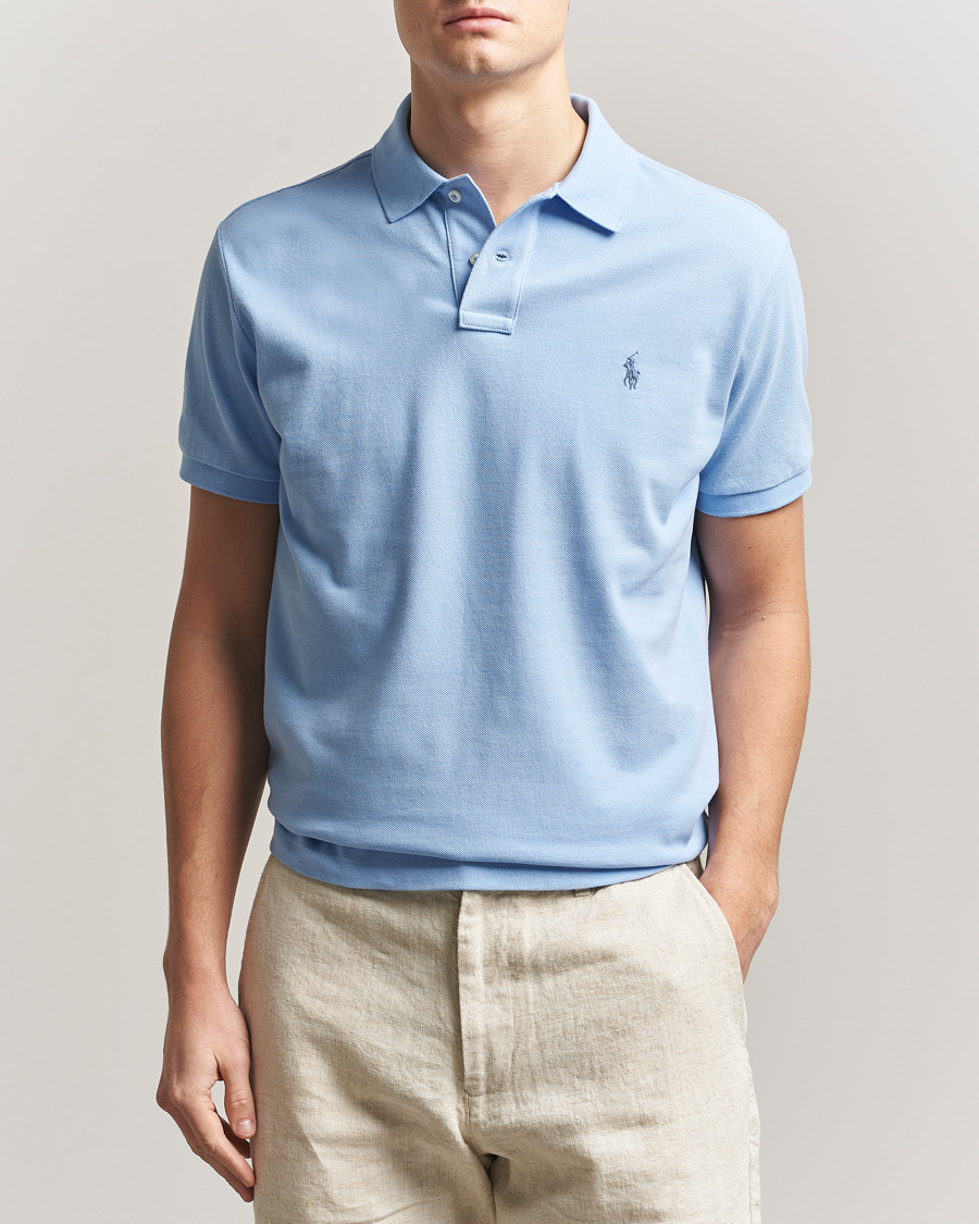 Uomini | Polo | Polo Ralph Lauren | Custom Slim Fit Polo Austin Blue