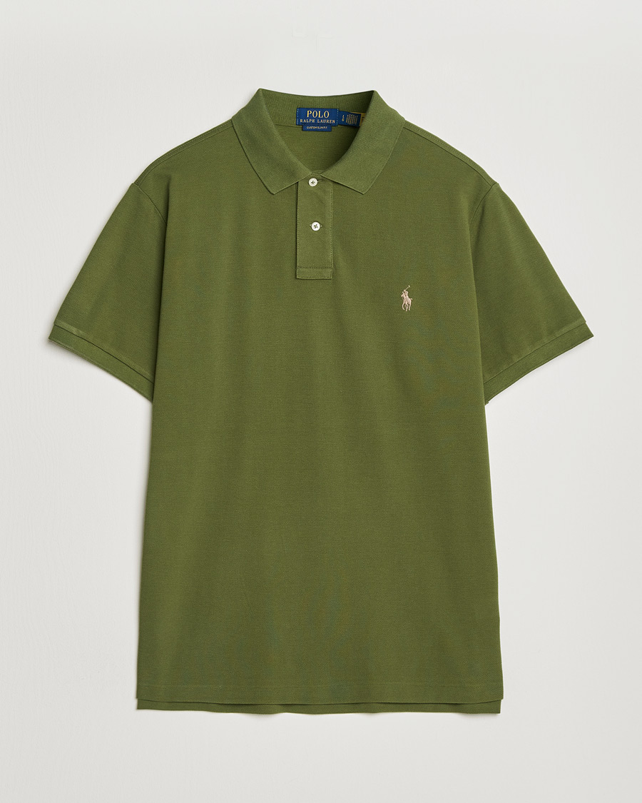 Uomini | Polo | Polo Ralph Lauren | Custom Slim Fit Polo Supply Olive