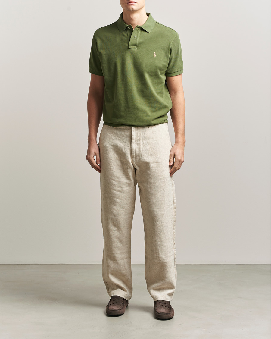 Uomini | Polo | Polo Ralph Lauren | Custom Slim Fit Polo Supply Olive