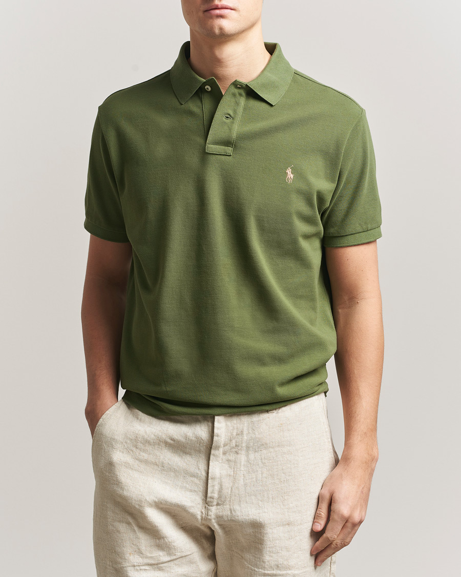 Uomini | Polo | Polo Ralph Lauren | Custom Slim Fit Polo Supply Olive