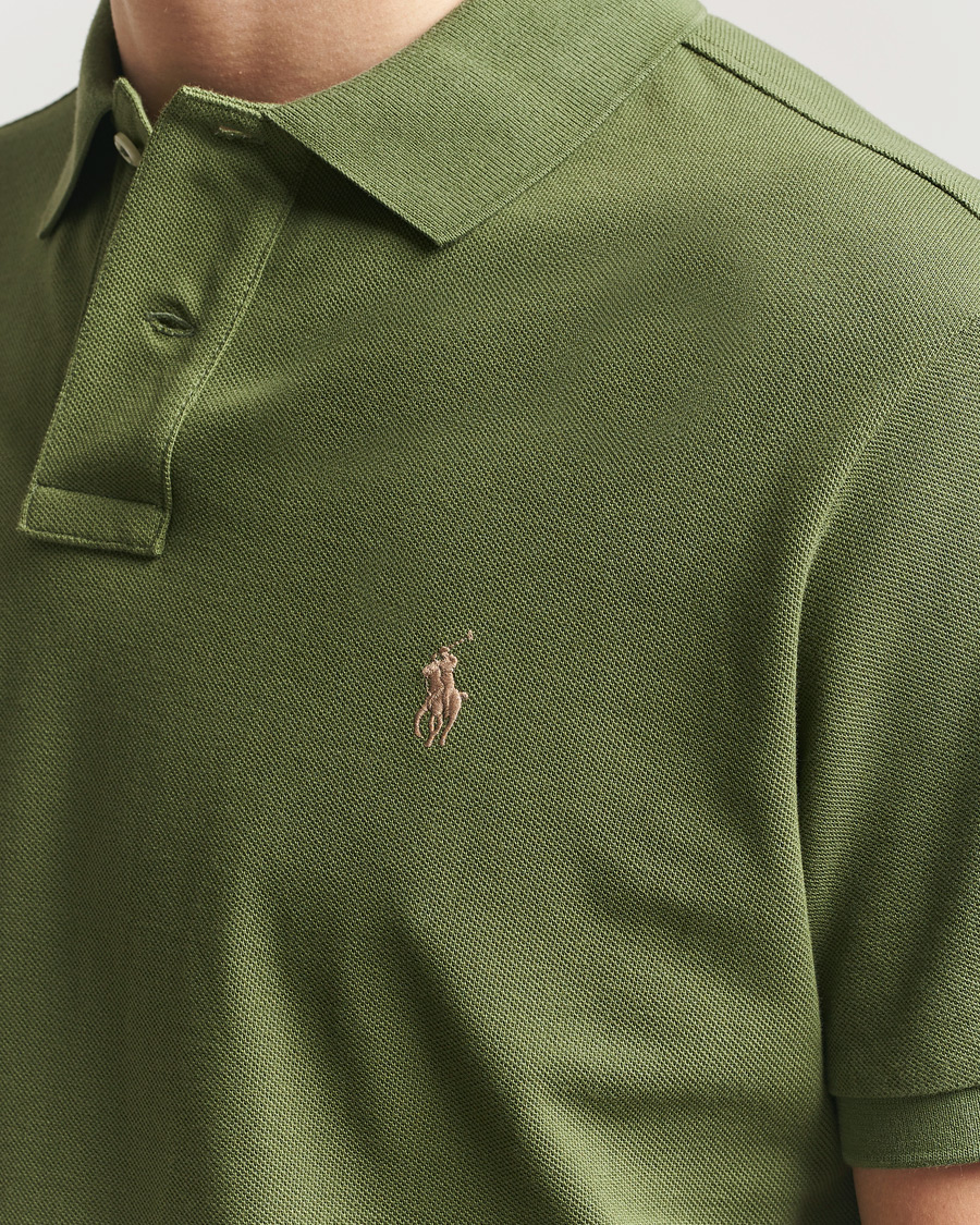 Uomini | Polo | Polo Ralph Lauren | Custom Slim Fit Polo Supply Olive