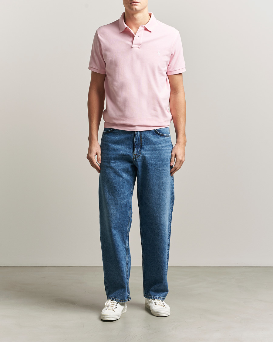 Uomini | Polo | Polo Ralph Lauren | Custom Slim Fit Polo Garden Pink