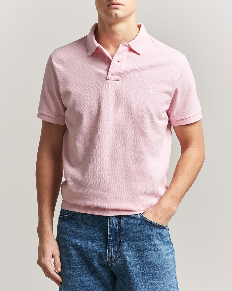 Uomini | Polo | Polo Ralph Lauren | Custom Slim Fit Polo Garden Pink