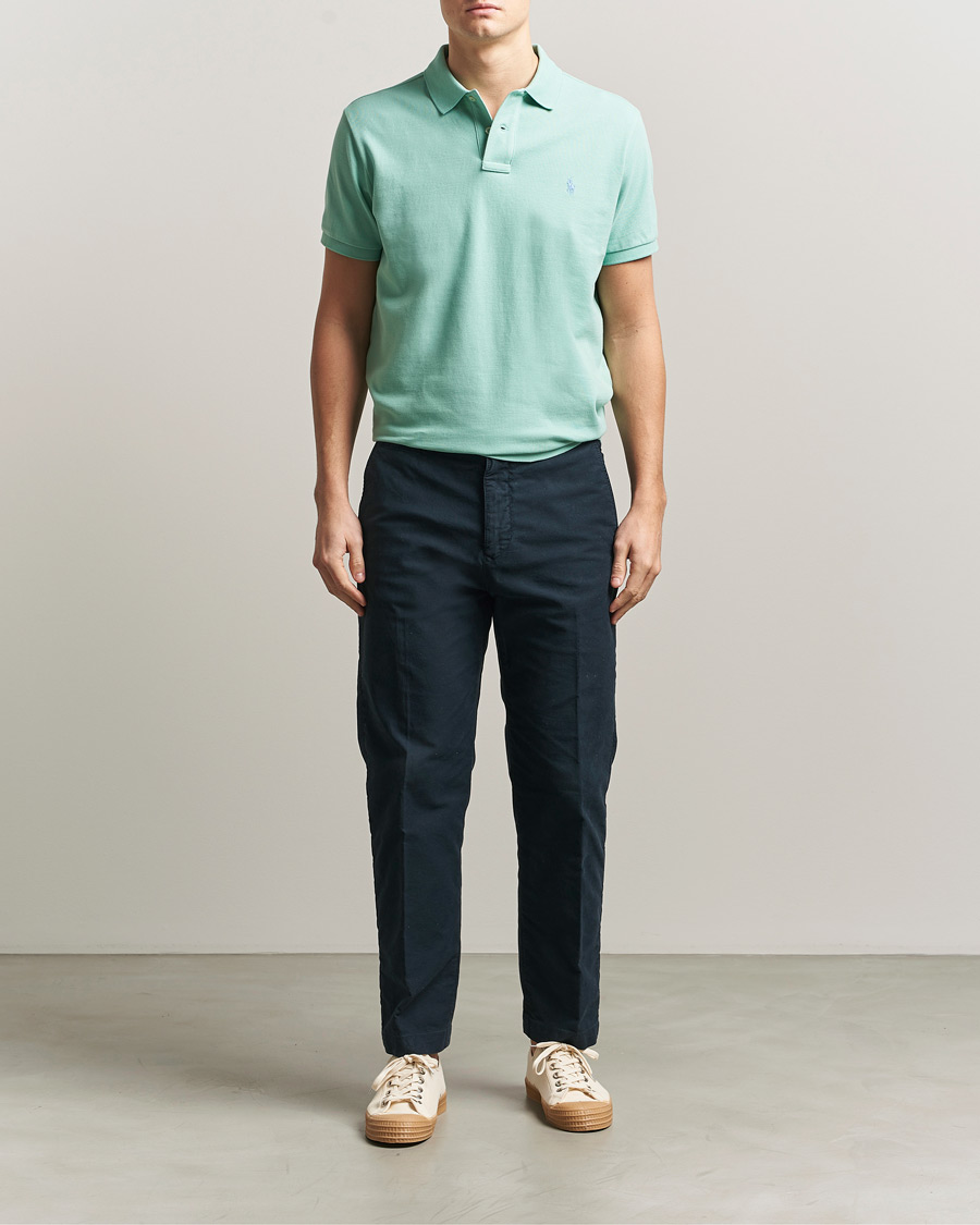 Uomini | Polo | Polo Ralph Lauren | Custom Slim Fit Polo Celadon