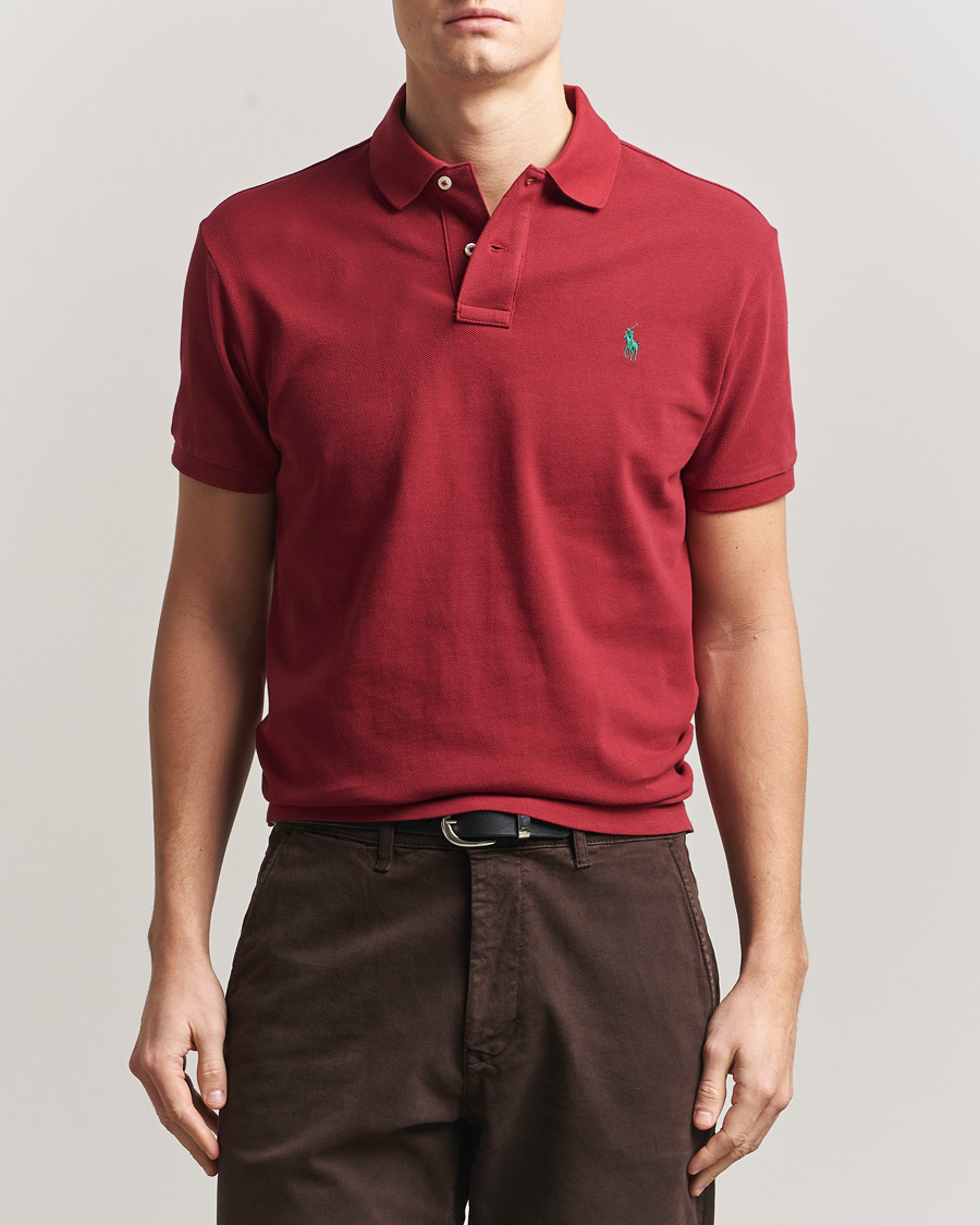 Uomini | Polo | Polo Ralph Lauren | Slim Fit Polo Heritage Red