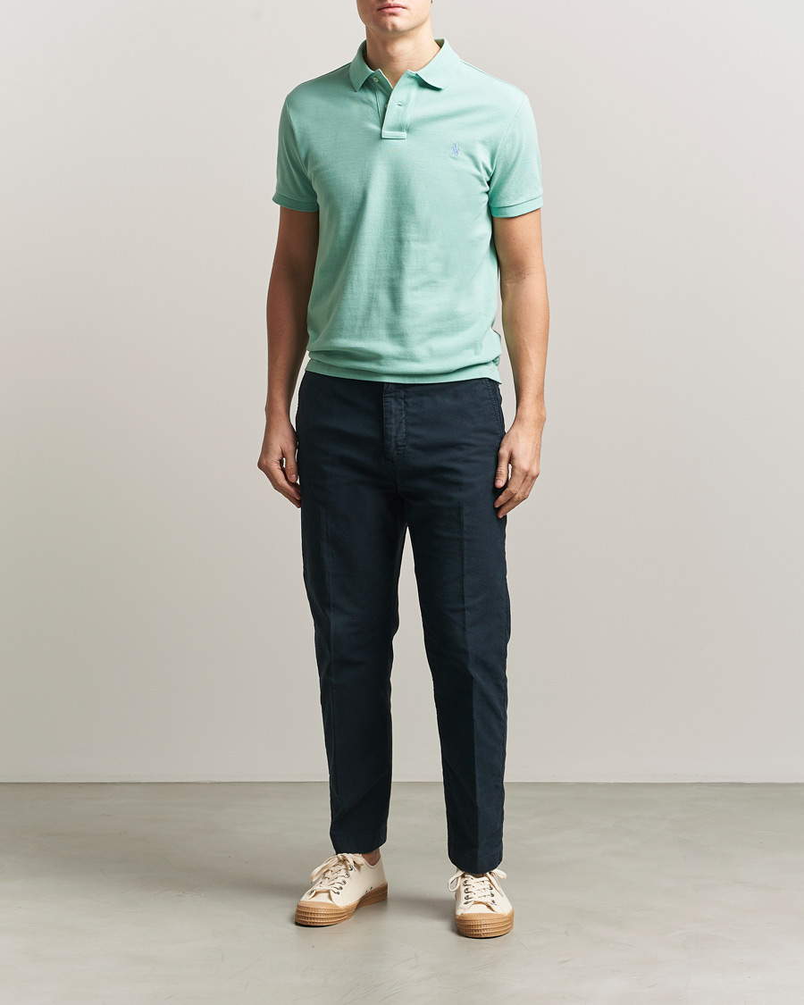 Uomini | Polo | Polo Ralph Lauren | Slim Fit Polo Celadon