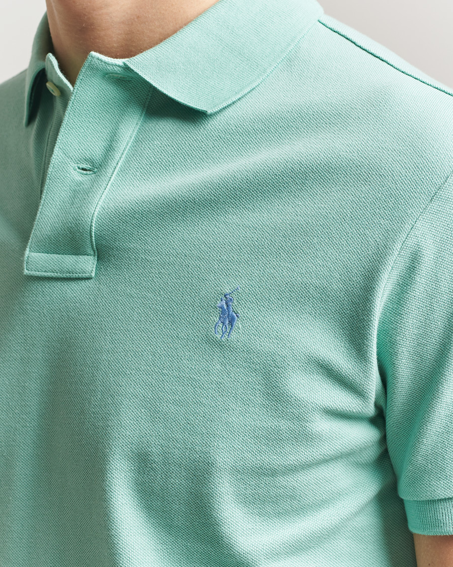 Uomini | Polo | Polo Ralph Lauren | Slim Fit Polo Celadon
