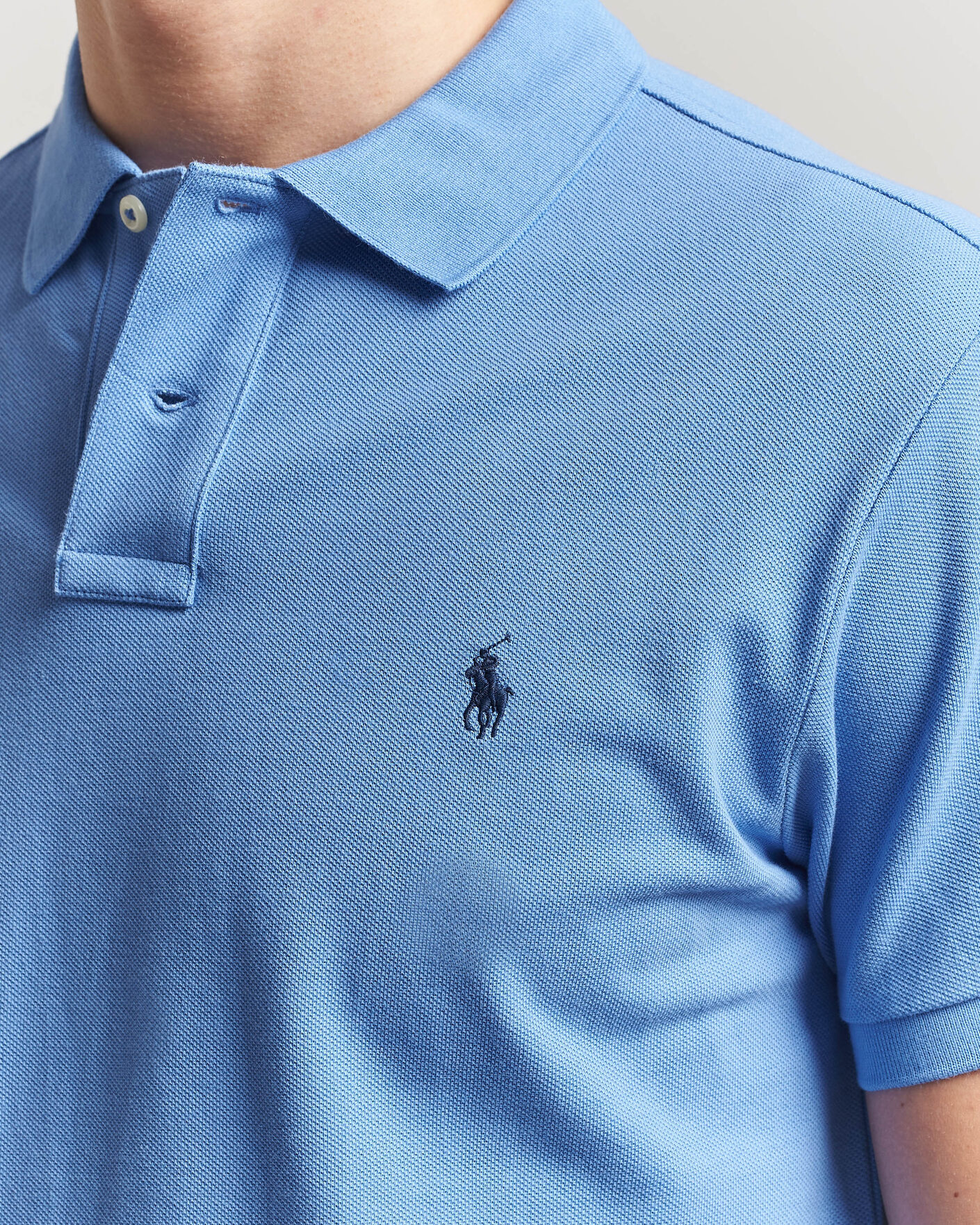 Uomini | Polo | Polo Ralph Lauren | Slim Fit Polo Harbour Island Blue