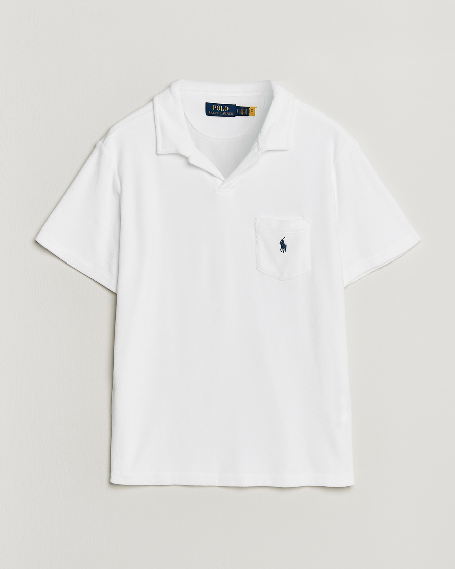 Uomini | Polo | Polo Ralph Lauren | Cotton Terry Polo White
