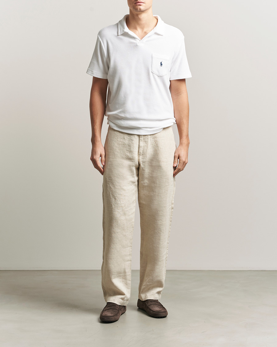 Uomini | Polo | Polo Ralph Lauren | Cotton Terry Polo White