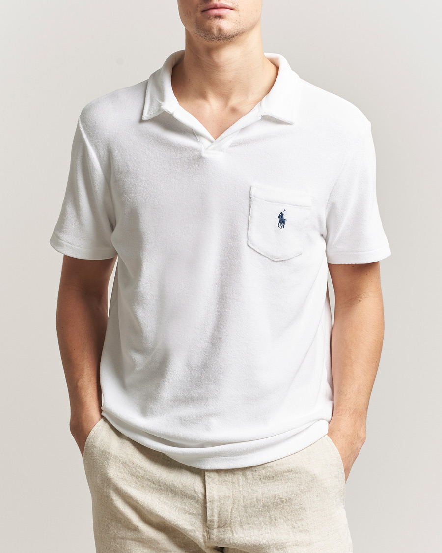 Uomini | Polo | Polo Ralph Lauren | Cotton Terry Polo White