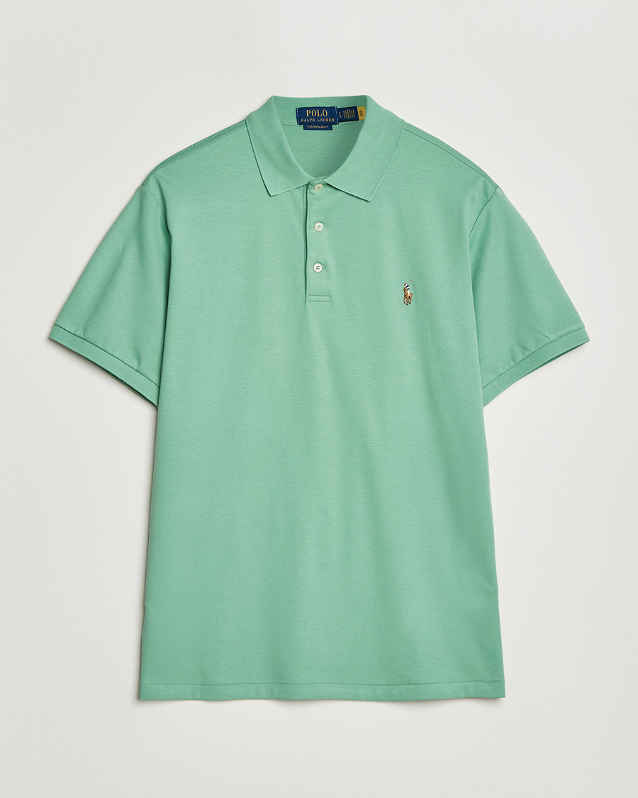 Uomini | Polo | Polo Ralph Lauren | Luxury Pima Cotton Polo Faded Mint