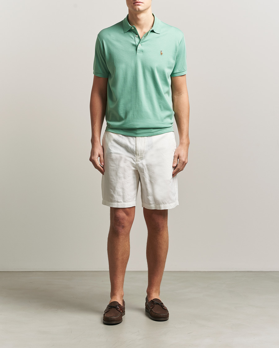 Uomini | Polo | Polo Ralph Lauren | Luxury Pima Cotton Polo Faded Mint