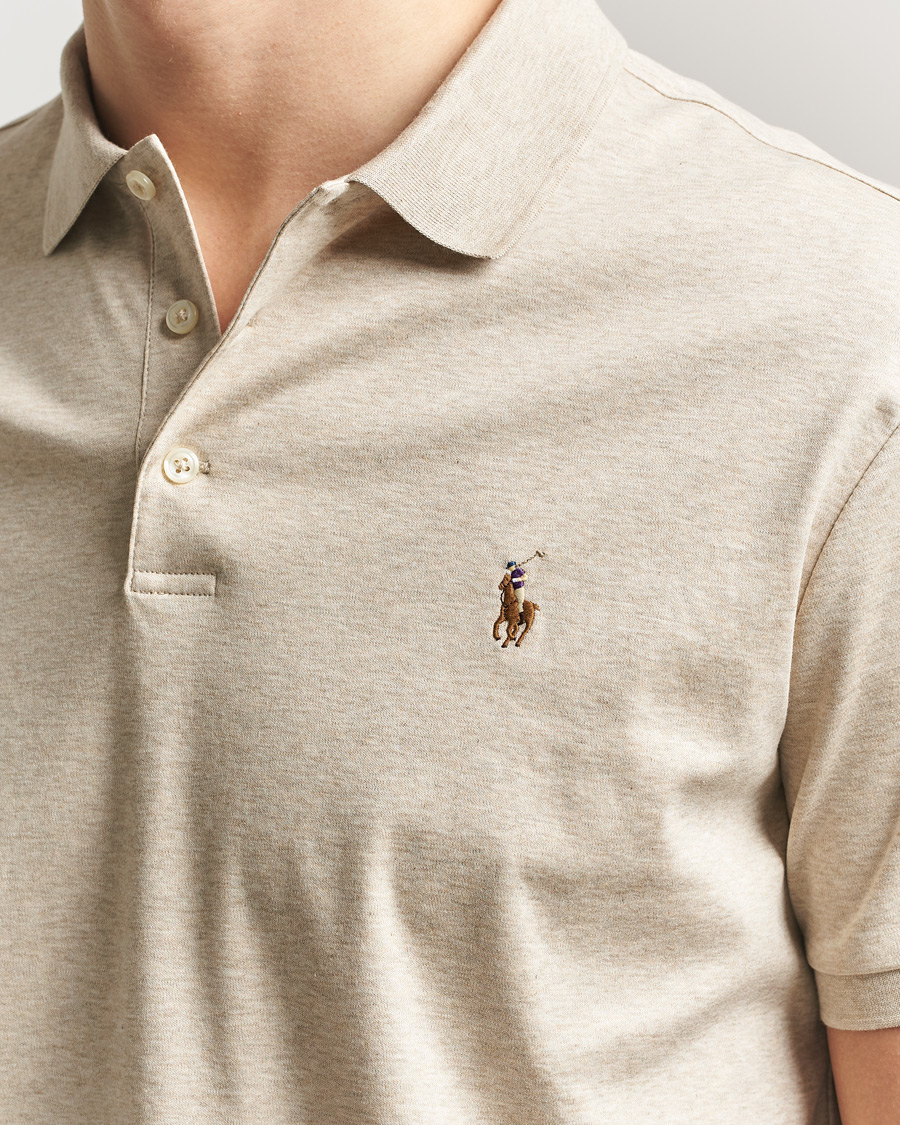 Uomini | Polo | Polo Ralph Lauren | Luxury Pima Cotton Polo Expedition Dune Heather