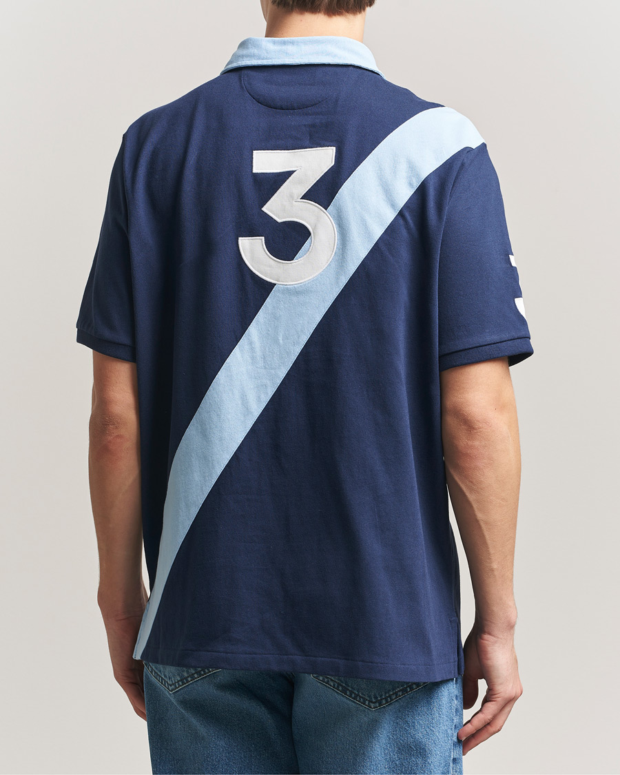 Uomini | Polo | Polo Ralph Lauren | Diagonal Striped Polo Newport Navy