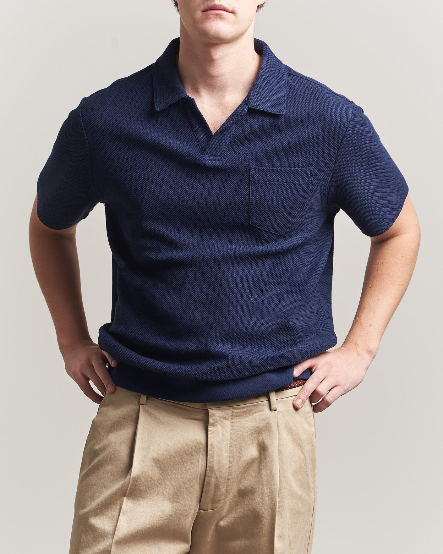 Uomini | Polo | Polo Ralph Lauren | Knitted Polo Cruise Navy