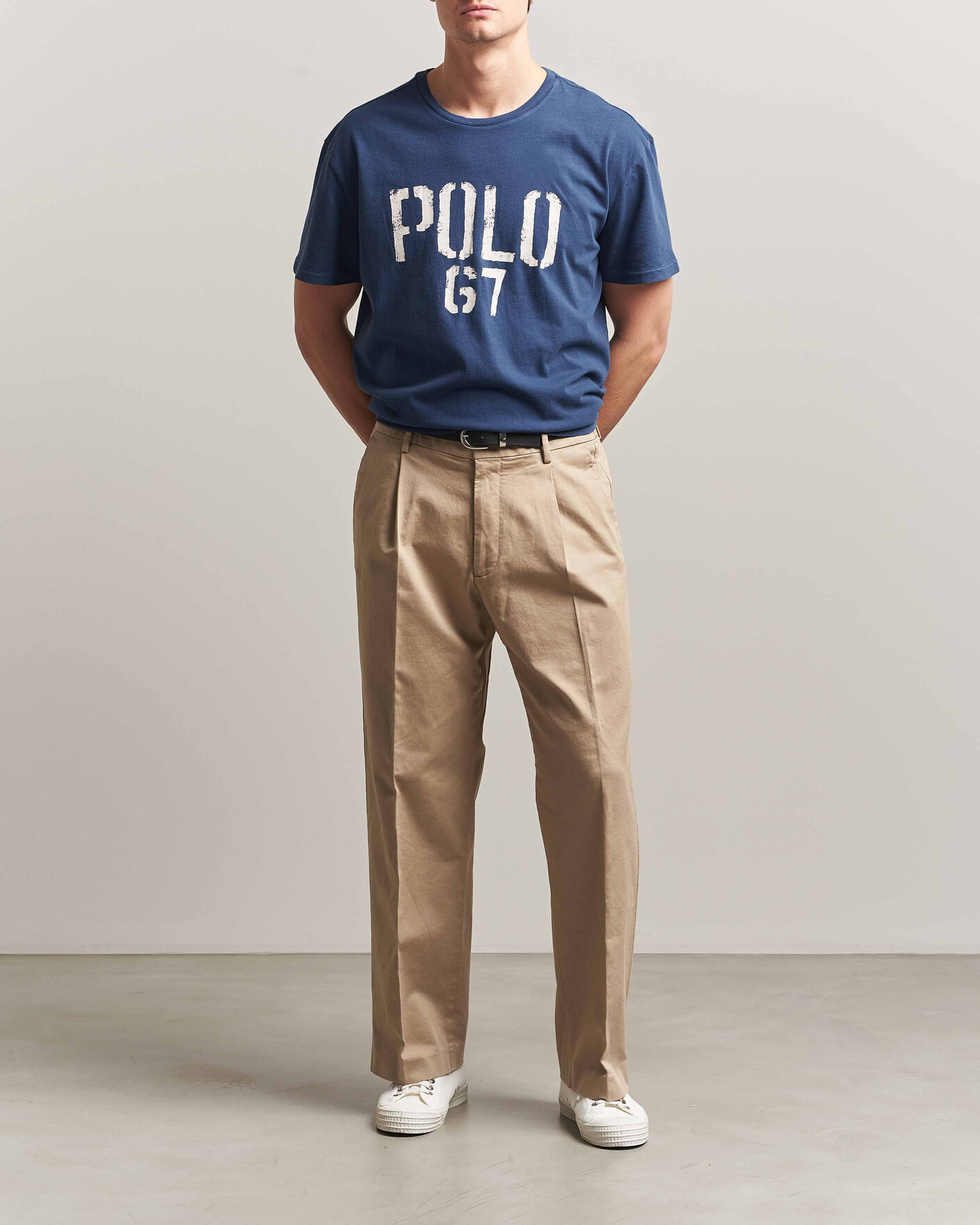 Uomini | T-shirt | Polo Ralph Lauren | Jersey Logo T-Shirt Dark Cobalt