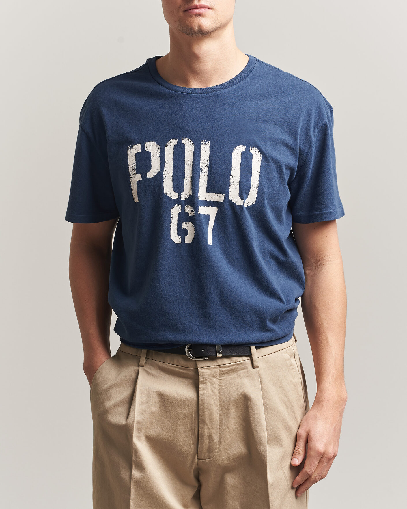 Uomini | T-shirt | Polo Ralph Lauren | Jersey Logo T-Shirt Dark Cobalt