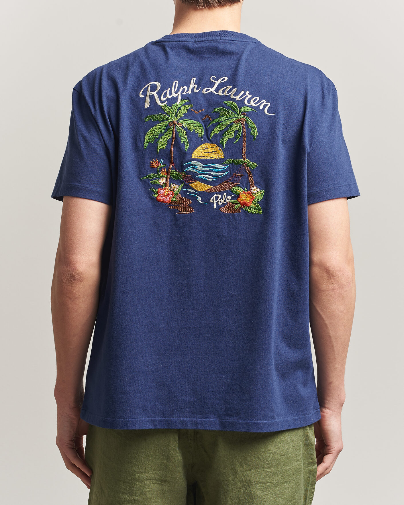 Uomini | T-shirt | Polo Ralph Lauren | Jersey Printed T-Shirt Dark Cobalt