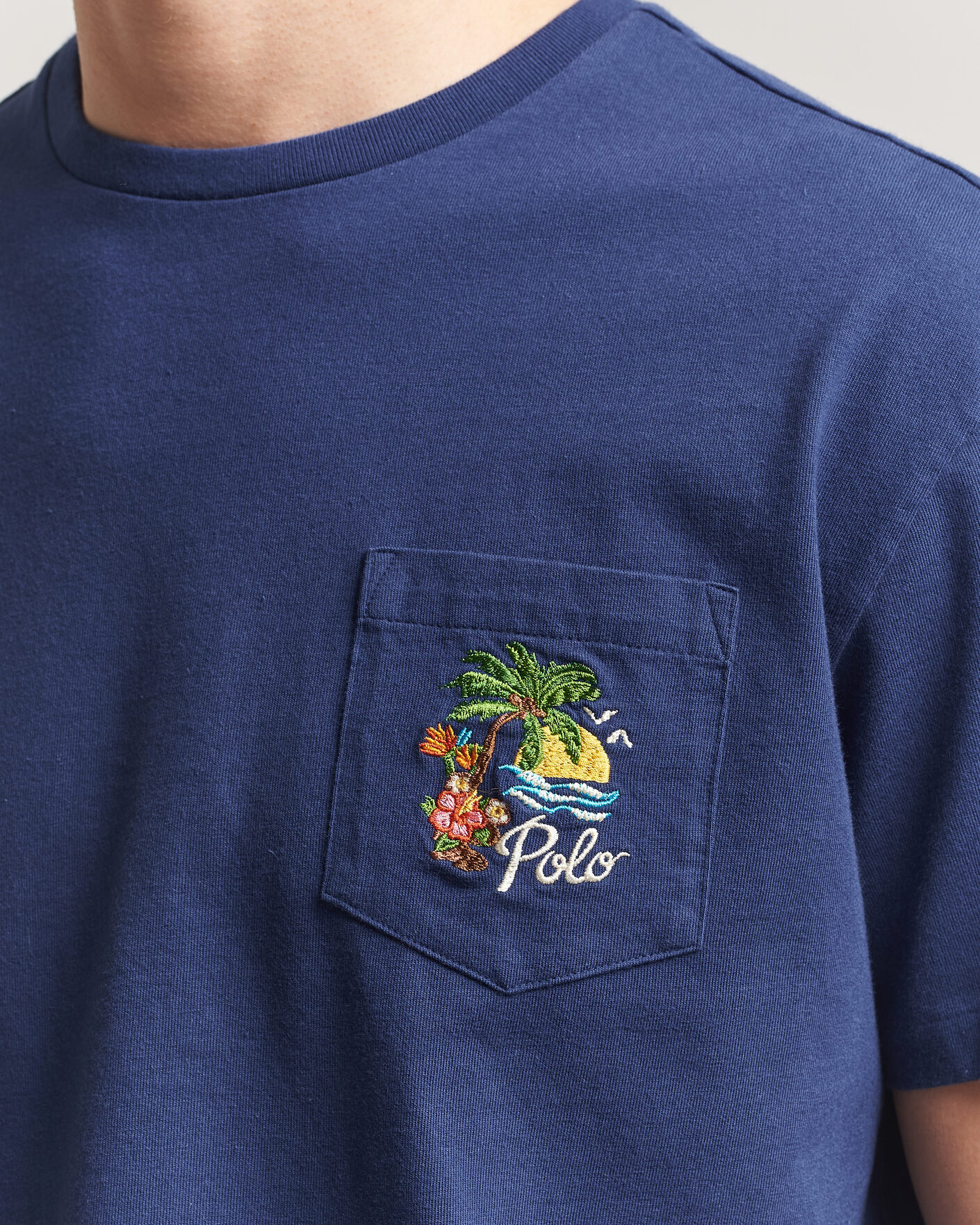 Uomini | T-shirt | Polo Ralph Lauren | Jersey Printed T-Shirt Dark Cobalt