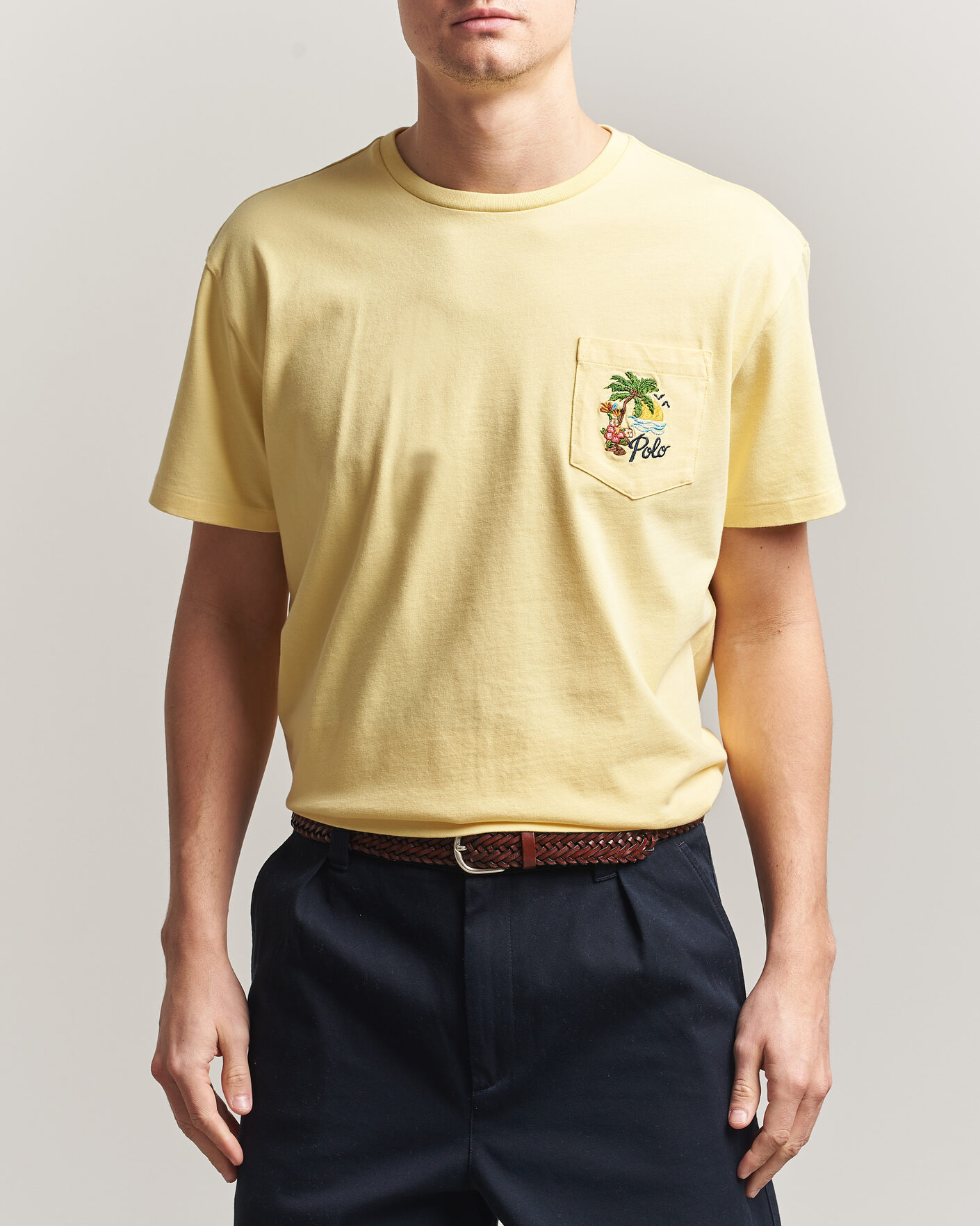 Uomini | T-shirt | Polo Ralph Lauren | Jersey Printed T-Shirt Resort Gold